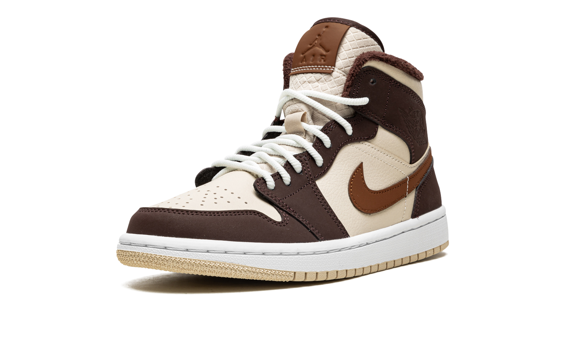 AIR JORDAN 1 MID SE WMNS Brown Basalt Fleece DO6699 200