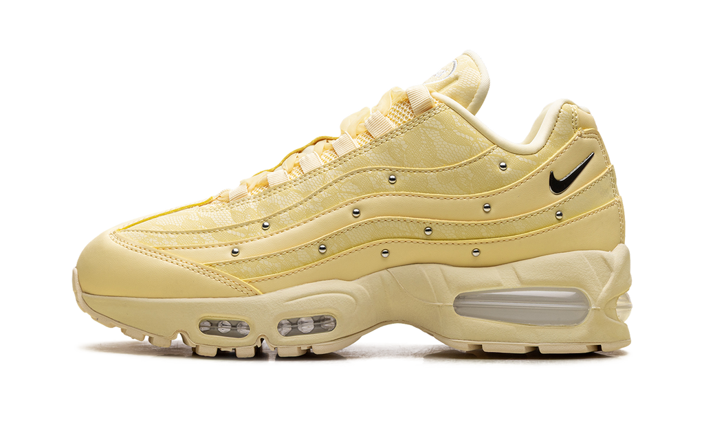 Nike Air Max 95 WMNS Soft Yellow Silver Studded IQ3444 722