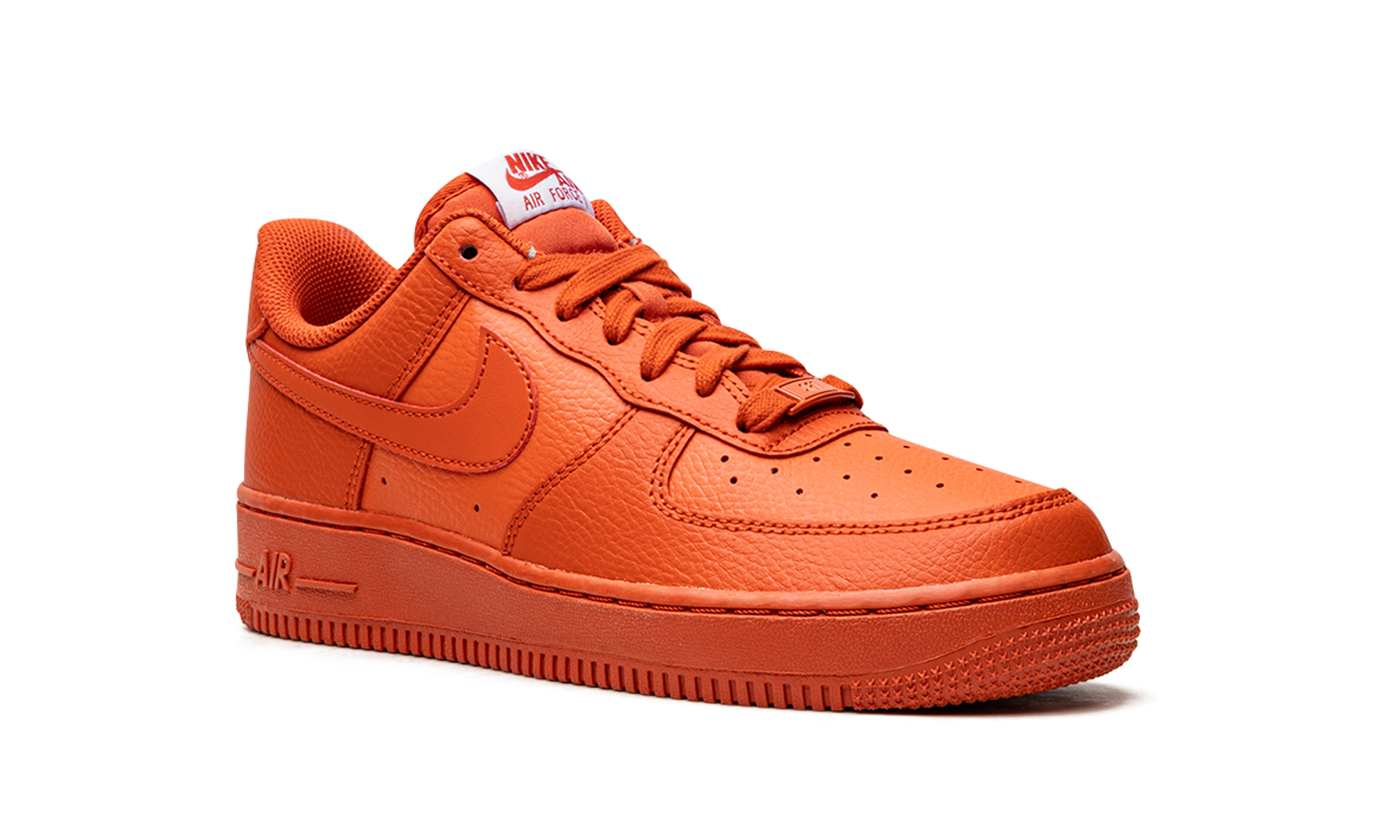Nike AIR FORCE 1 '07 MNS WMNS Triple Orange DZ4442 800