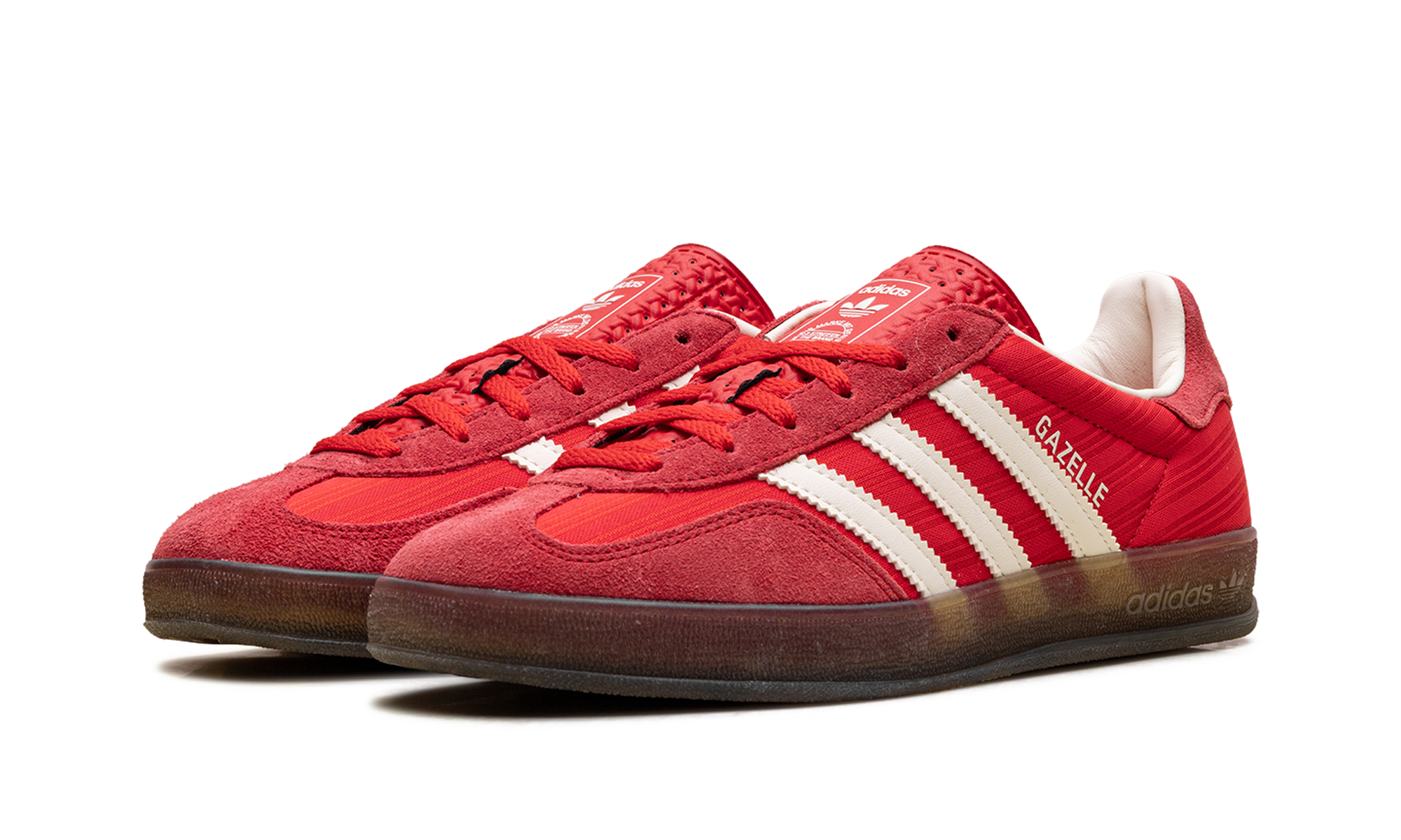 Adidas Gazelle Indoor Satin Wmns Red Pinstripe JS1411