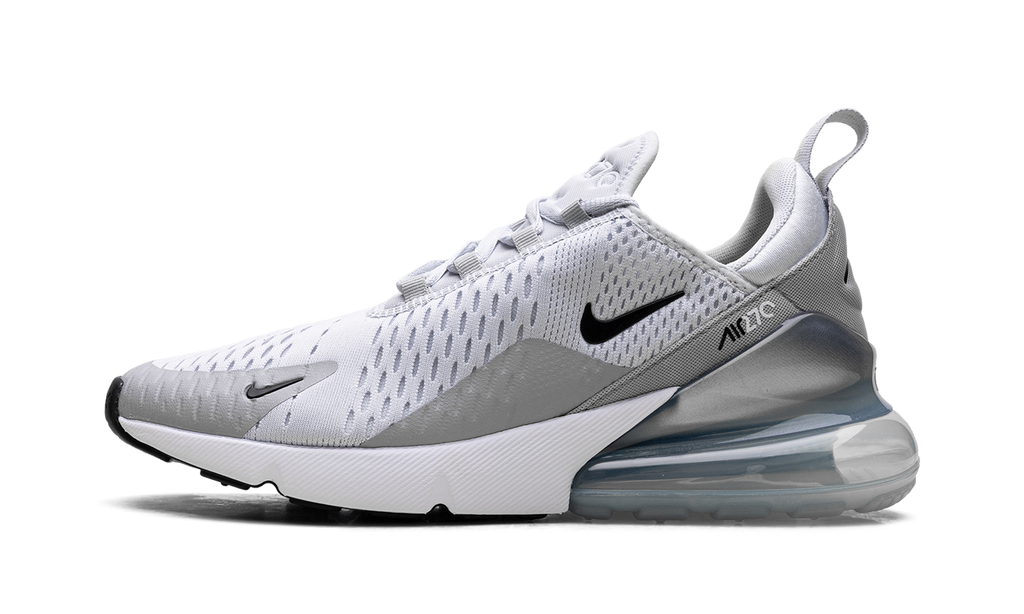 Nike Air Max 270 WMNS Pure Platinum Light Smoke Grey Metallic Silver Black AH6789 018