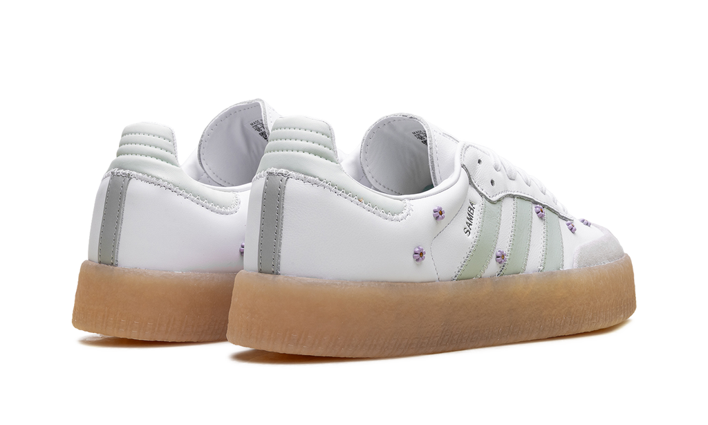 Adidas Sambae WMNS Floral White Linen Green Gum JS3954