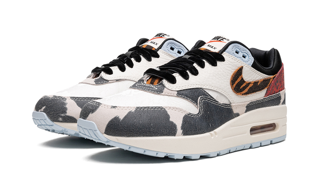 Nike AIR MAX 1 '87 MNS WMNS Tiger Swoosh Cow Print FD0827 133