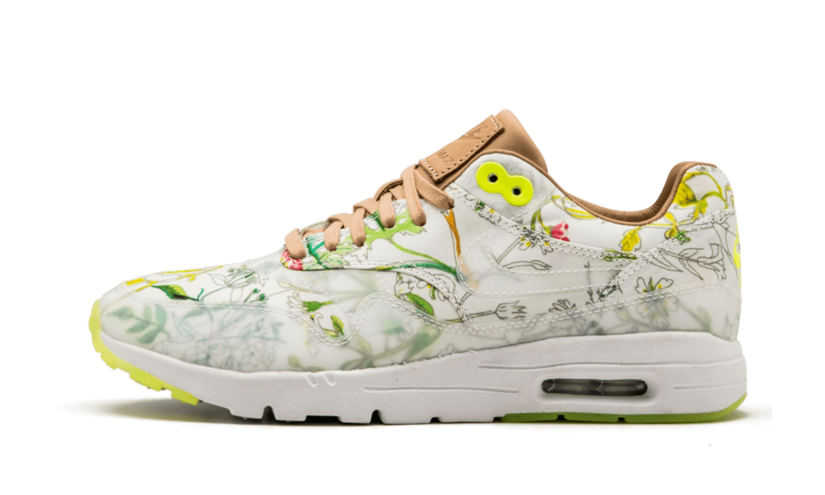Nike AIR MAX 1 ULTRA LIB QS MNS WMNS WHITE / WHITE / VACHETTA TAN / VOLT 844135 100