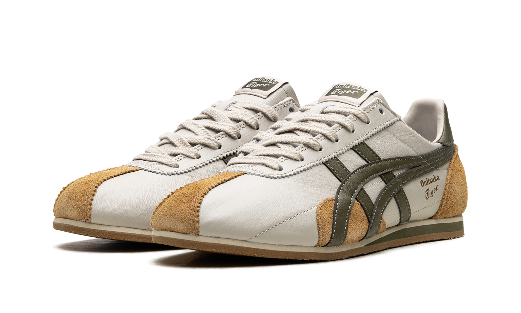Onitsuka Tiger Runspark Beige Olive Green Mustard Yellow 1183B480 200
