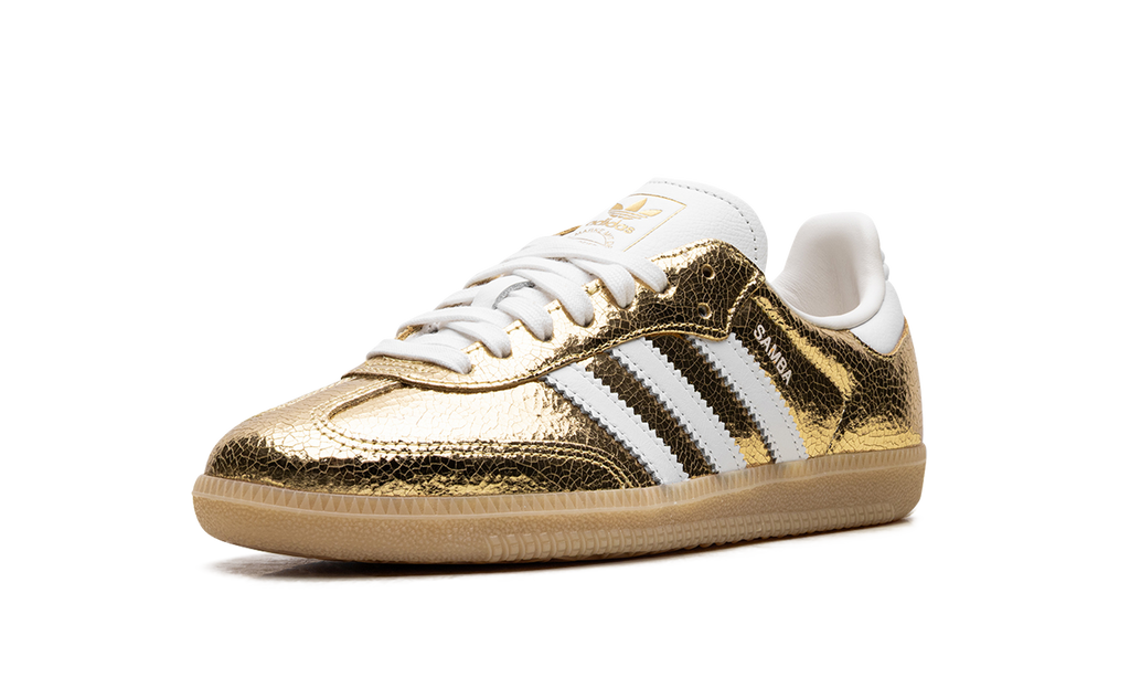 Adidas Samba OG WMNS Cracked Metallic Pack - Gold KI5719