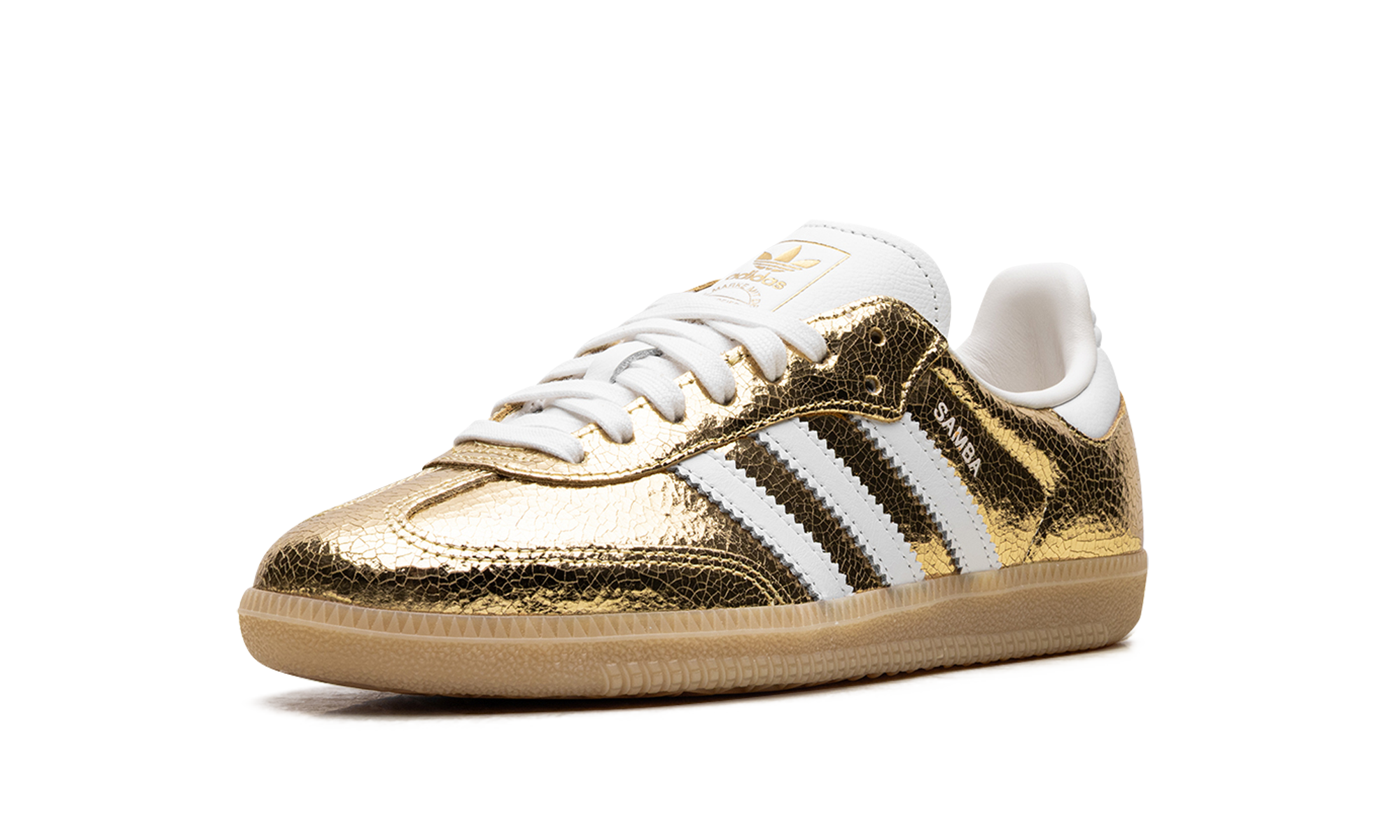 Adidas Samba OG WMNS Cracked Metallic Pack - Gold KI5719
