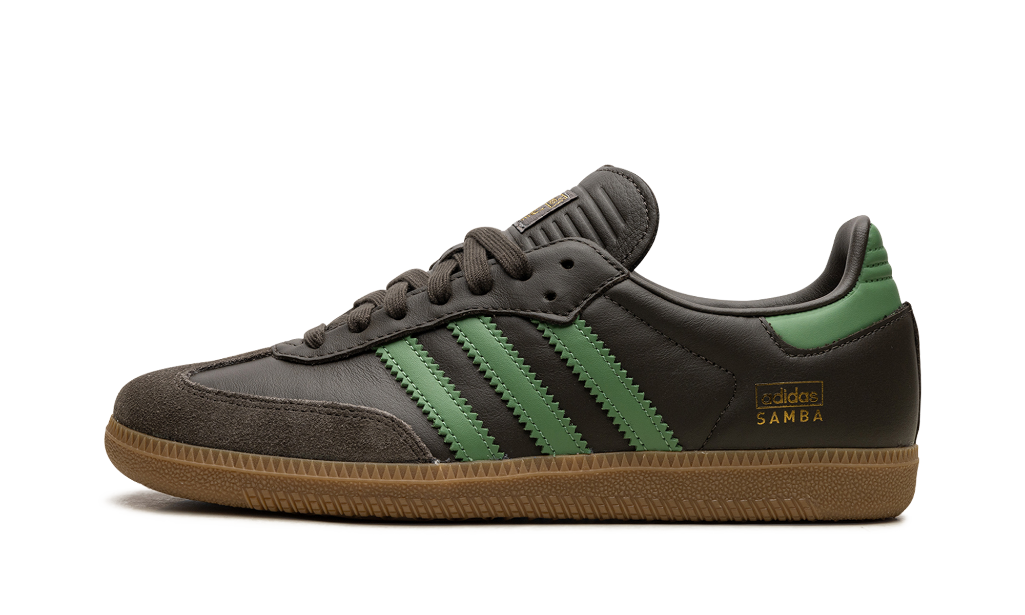 Adidas SAMBA OG Green and Brown IG6175