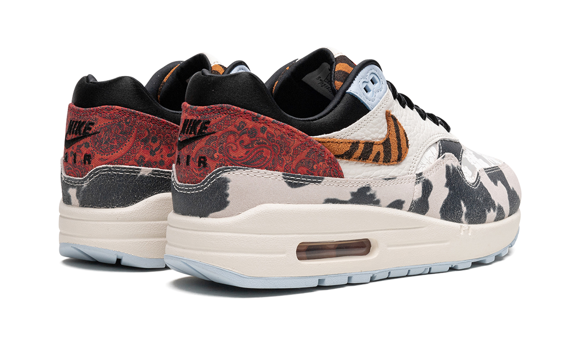 Nike AIR MAX 1 '87 MNS WMNS Tiger Swoosh Cow Print FD0827 133