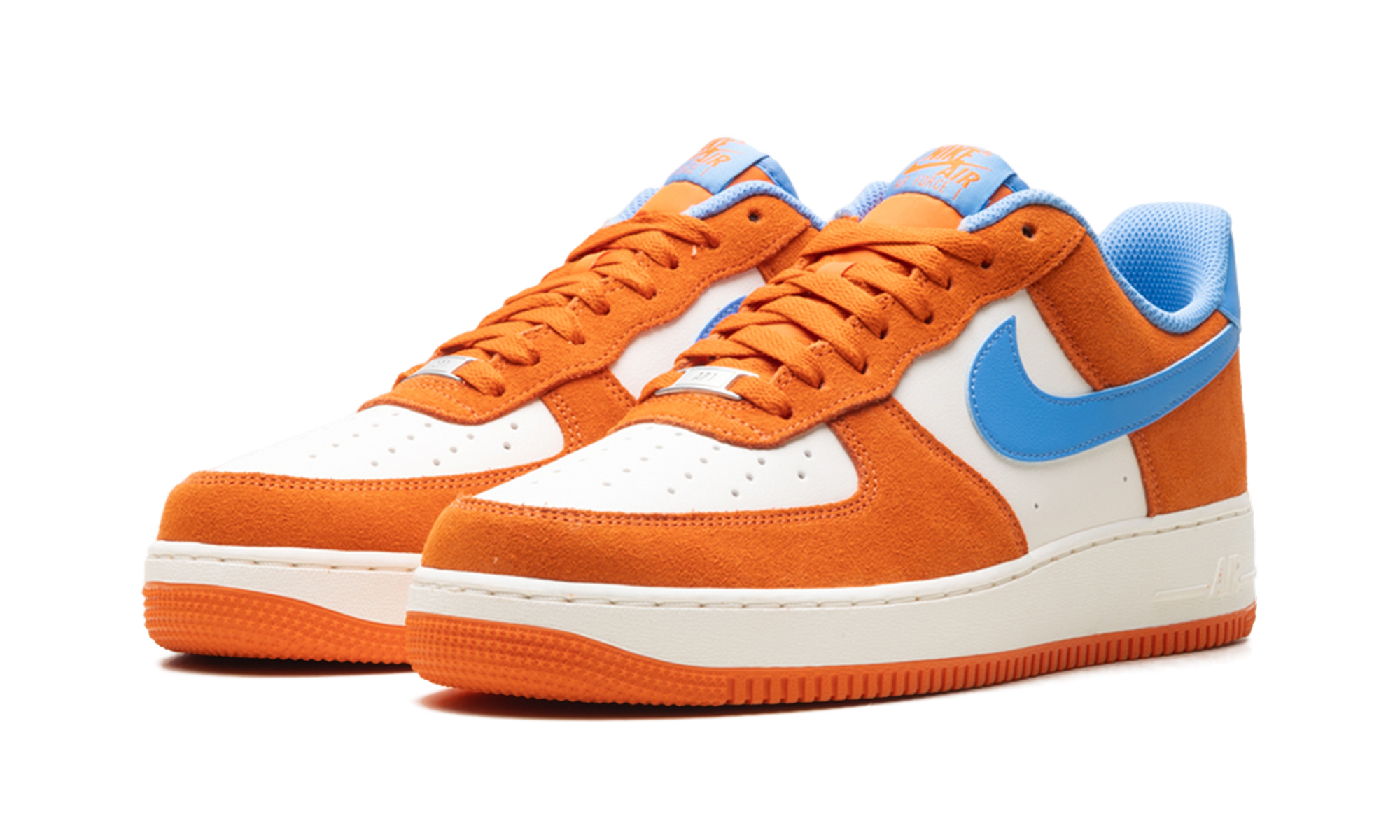Nike Air Force 1 '07 LV8 Safety Orange / University Blue FQ8714 800
