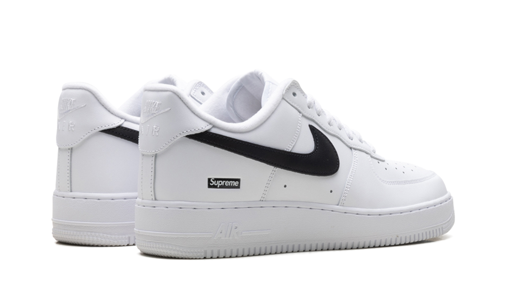 Nike Air Force 1 Low Supreme - Mini Box Logo White / Black CU9225 102