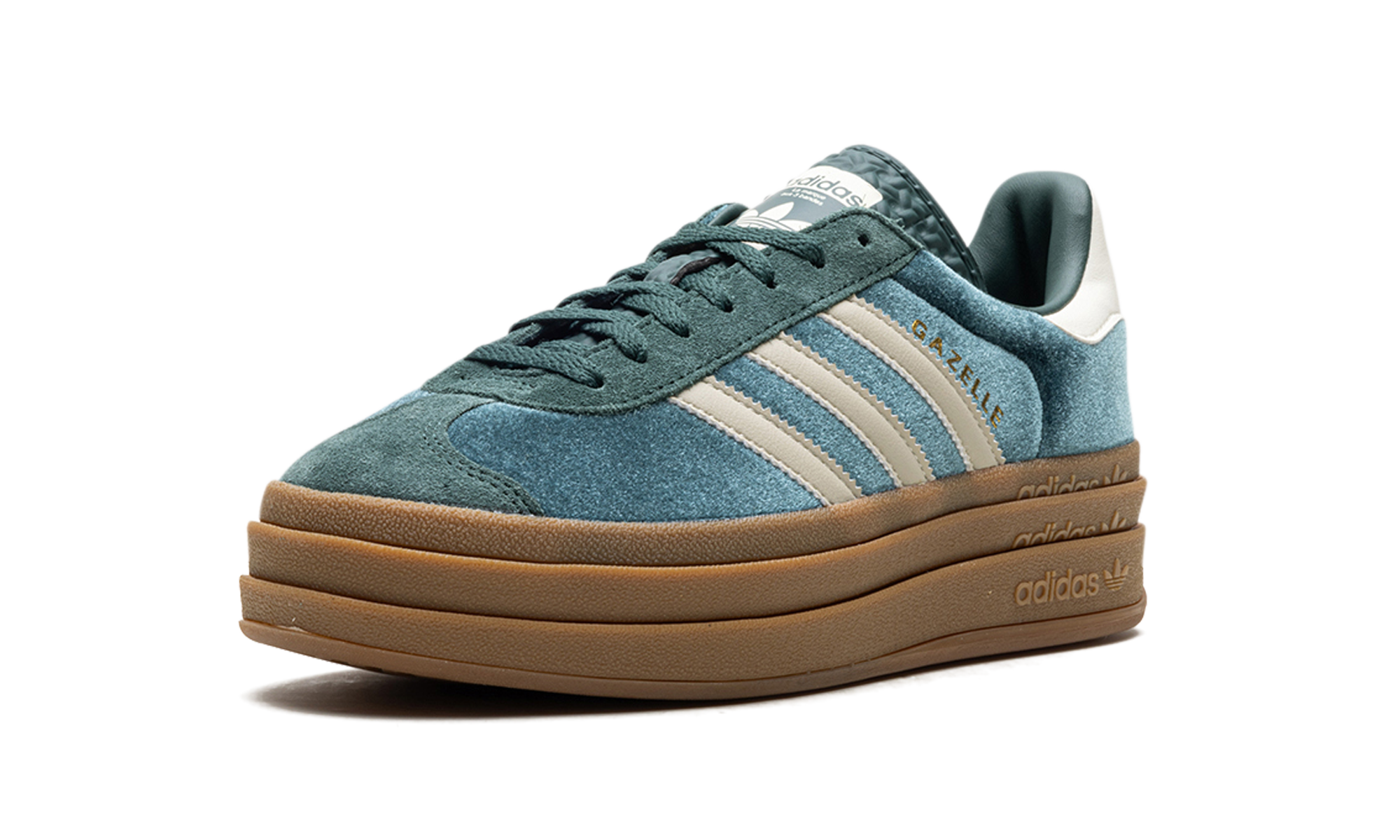 Adidas Gazelle Bold WMNS Mineral Green Velvet IG4391
