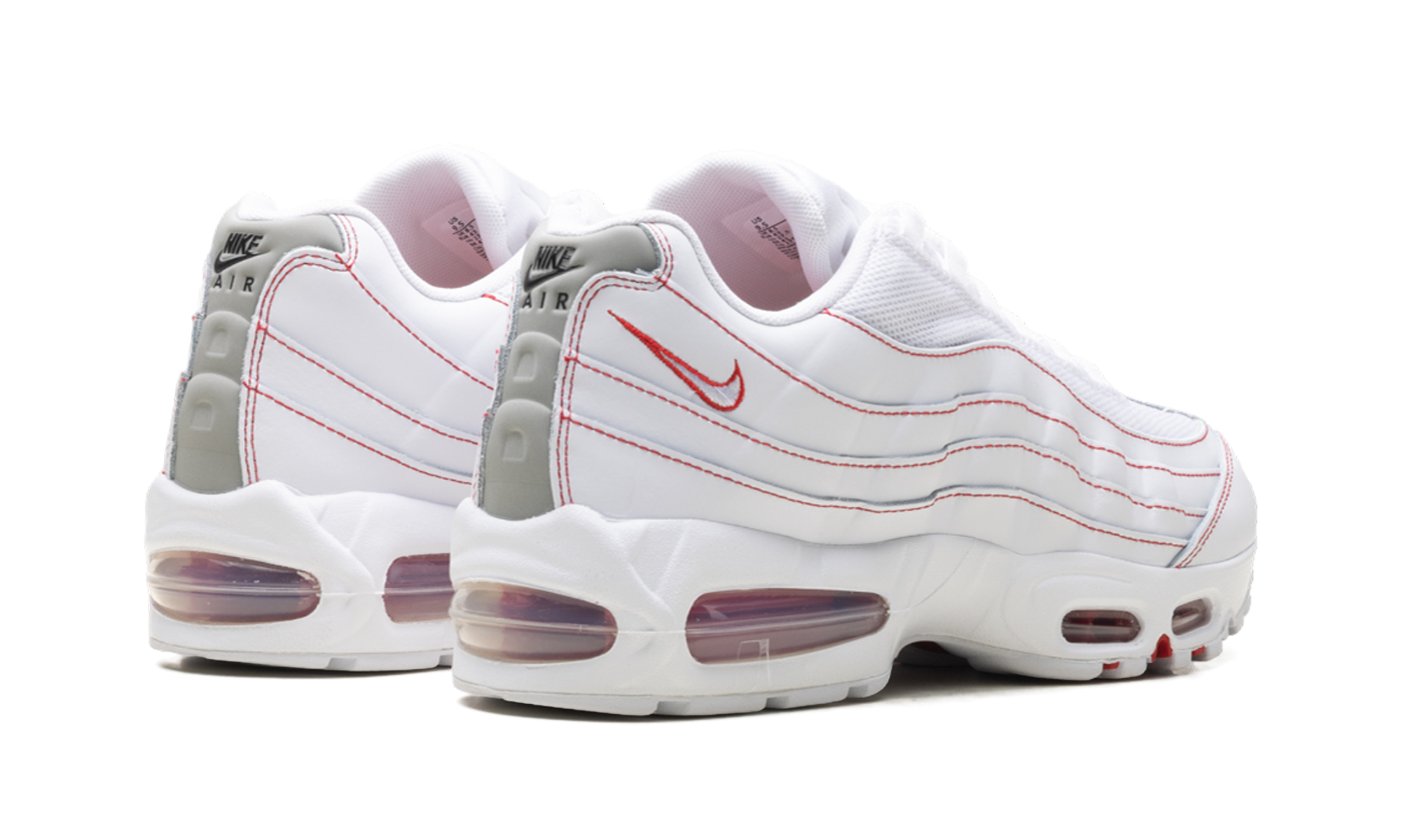 Nike Air Max 95 OG Big Bubble White University Red IB7936 100