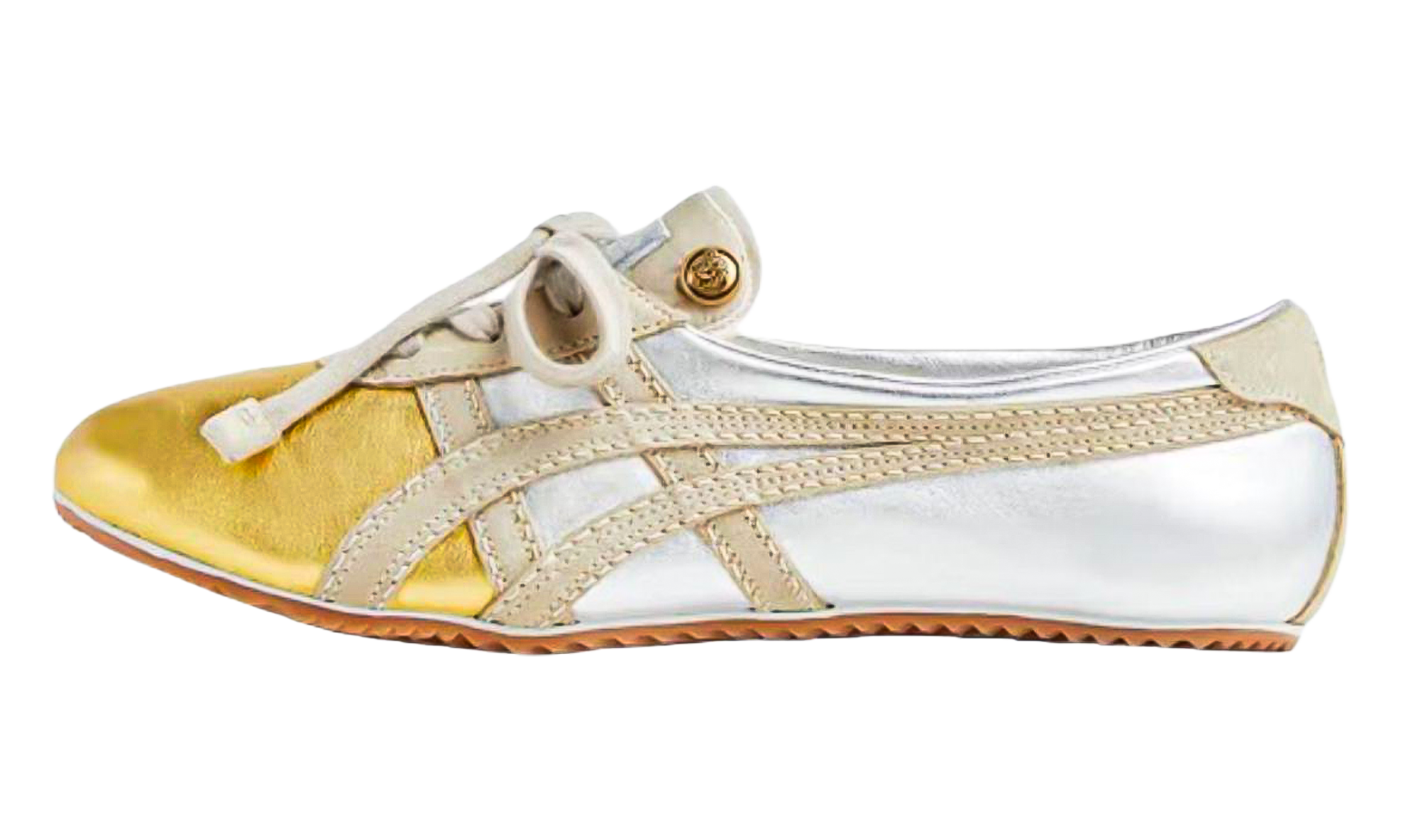 Onitsuka Tiger Tai-Chi Sakura Metallic Versace Silver Gold 1024594 1A17738 6XD0J