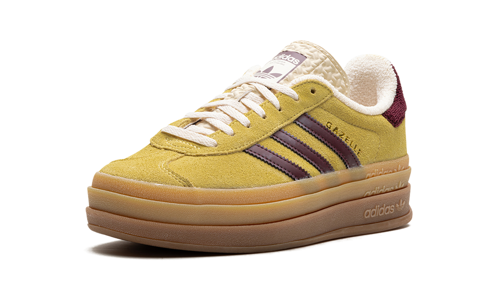 Adidas Gazelle Bold Platform WMNS Yellow Burgundy IF5937