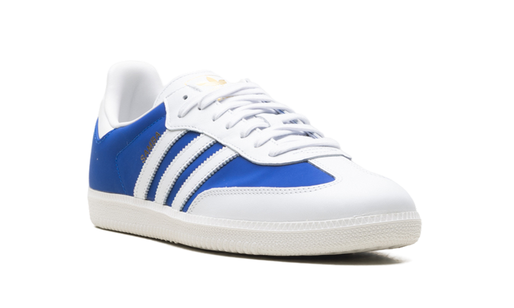 Adidas Samba OG Crystal White Royal Blue JI3203