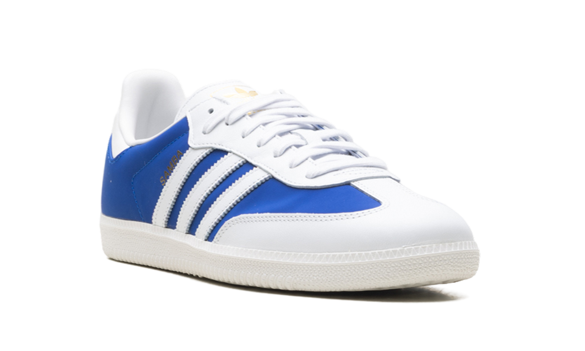Adidas Samba OG Crystal White Royal Blue JI3203
