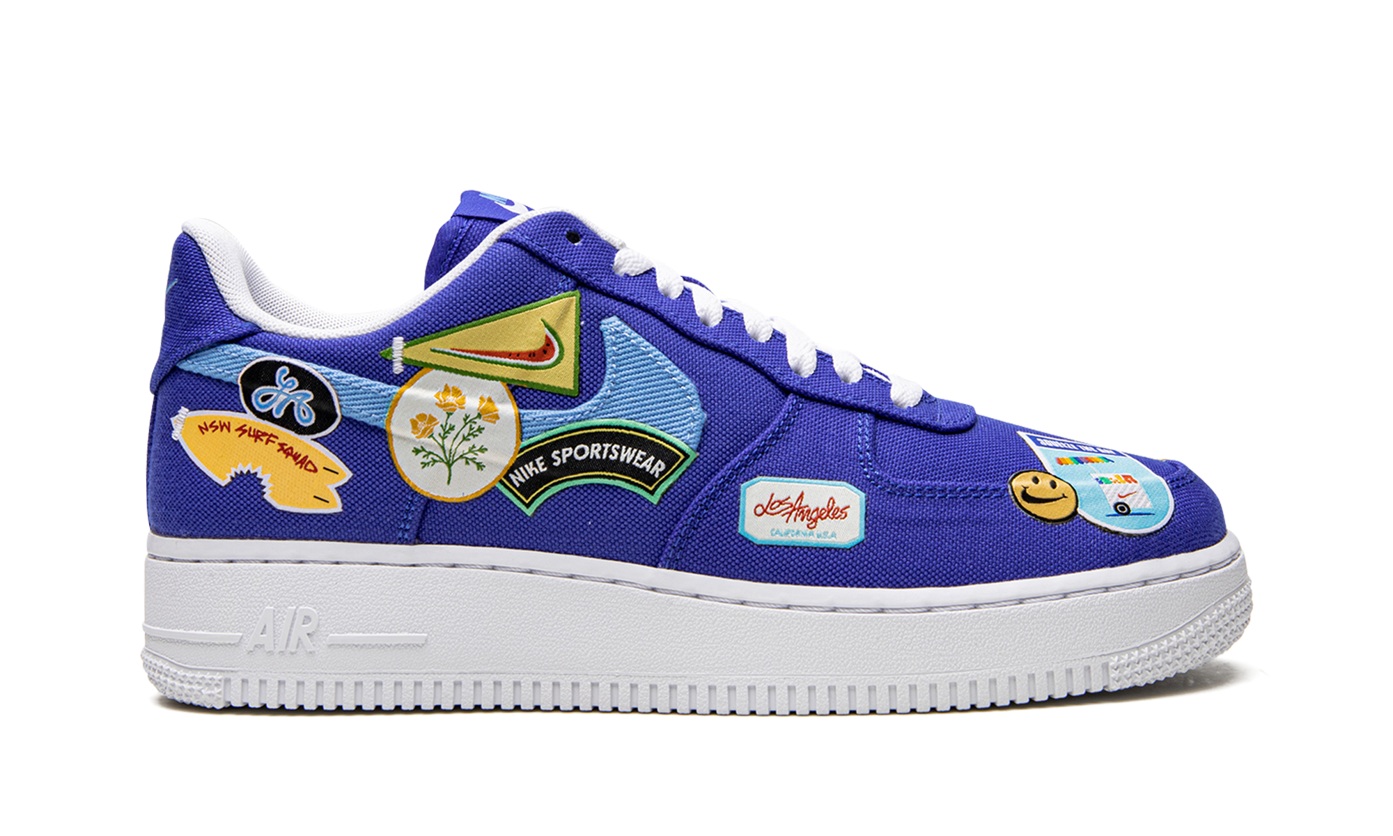 Nike AIR FORCE 1 LO '07 PRM MNS WMNS Los Angeles Patched Up DX2306 400