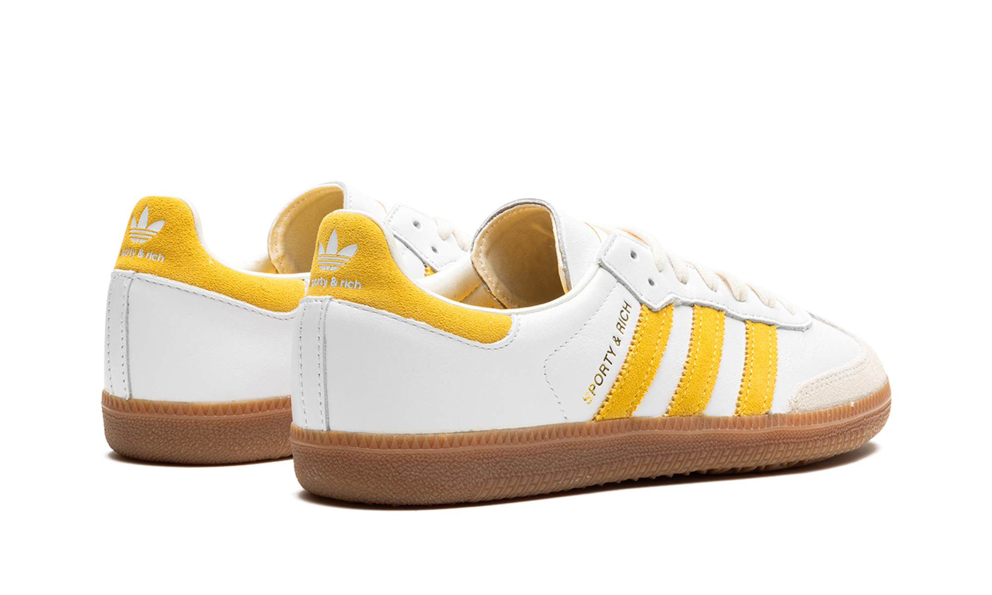 Adidas Samba OG SPORTY & RICH - White Bold Gold IF5661