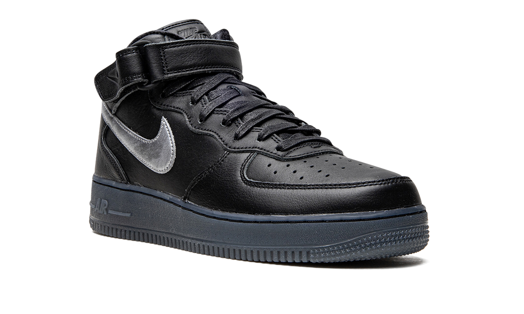 Nike Air Force 1 Mid Black / Metallic Silver DX3061 001
