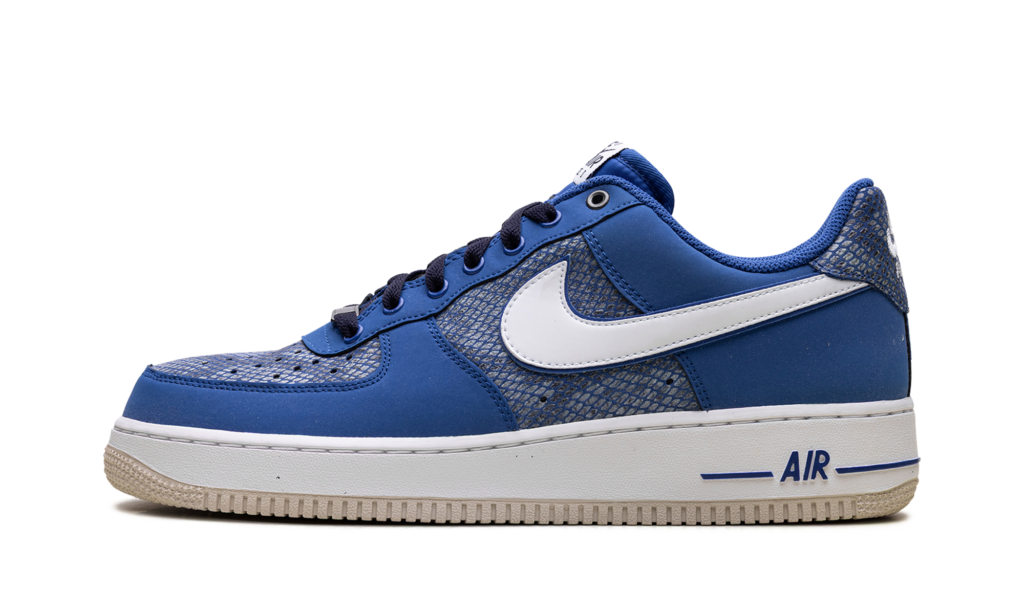 Nike Air Force 1 Snake Skin Blue 488298 410