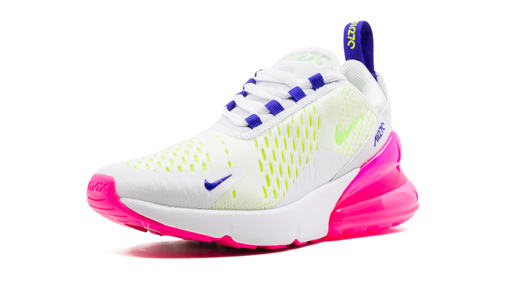 Nike AIR MAX 270 MNS WMNS White / Pink Blast / Volt DH0252 100