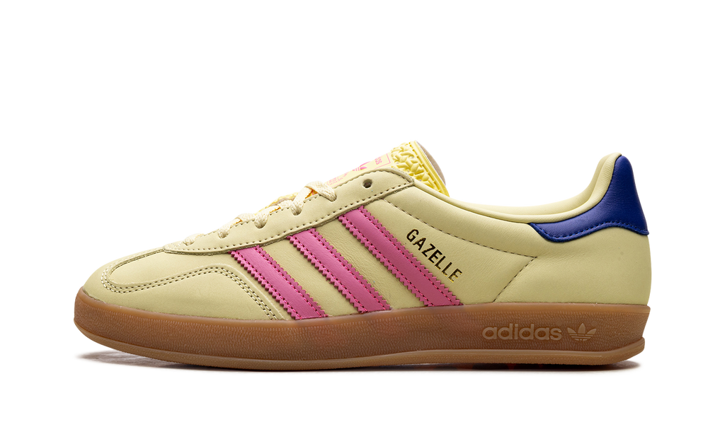 Adidas Gazelle Indoor WMNS Powder Yellow Lucid Pink Royal JI2719