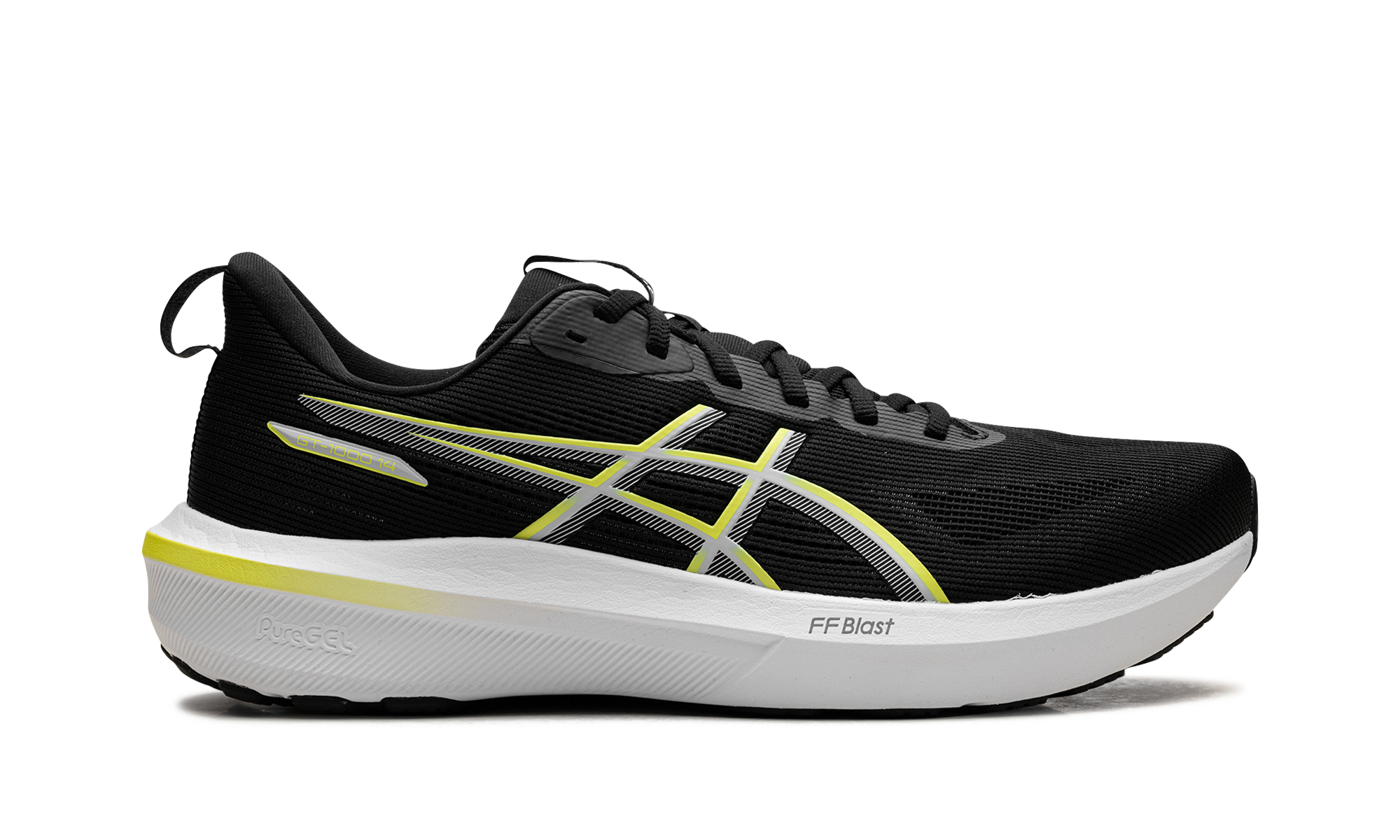 Asics GT 1000 14 Black / Citron 1011C077 001