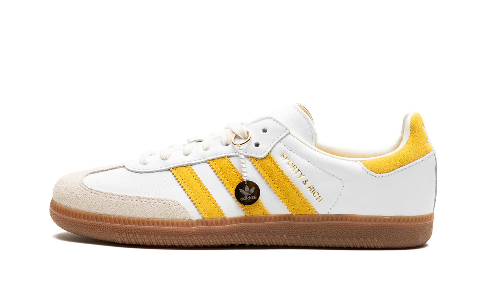 Adidas Samba OG SPORTY & RICH - White Bold Gold IF5661