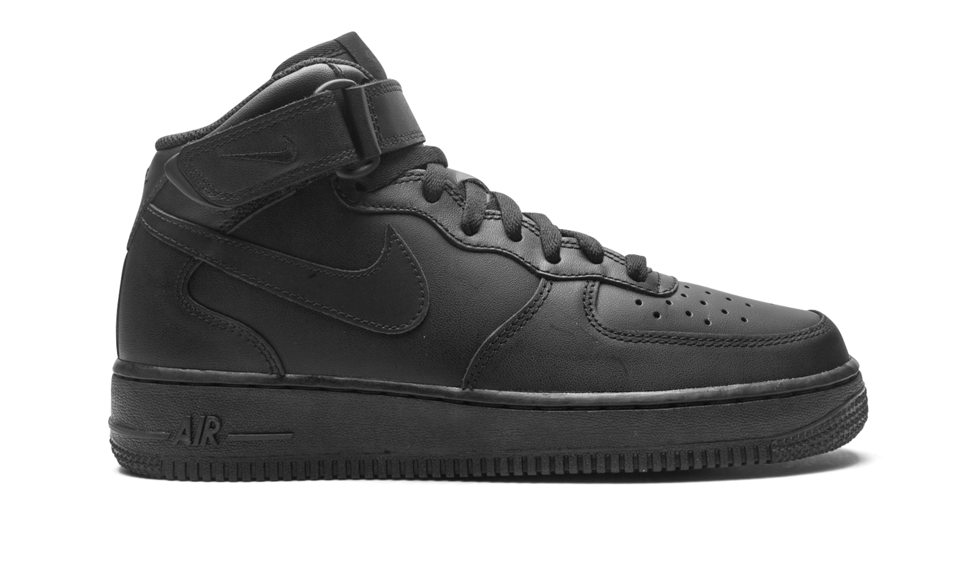 Nike Air Force 1 Mid '07 2021 Release Triple Black CW2289 001