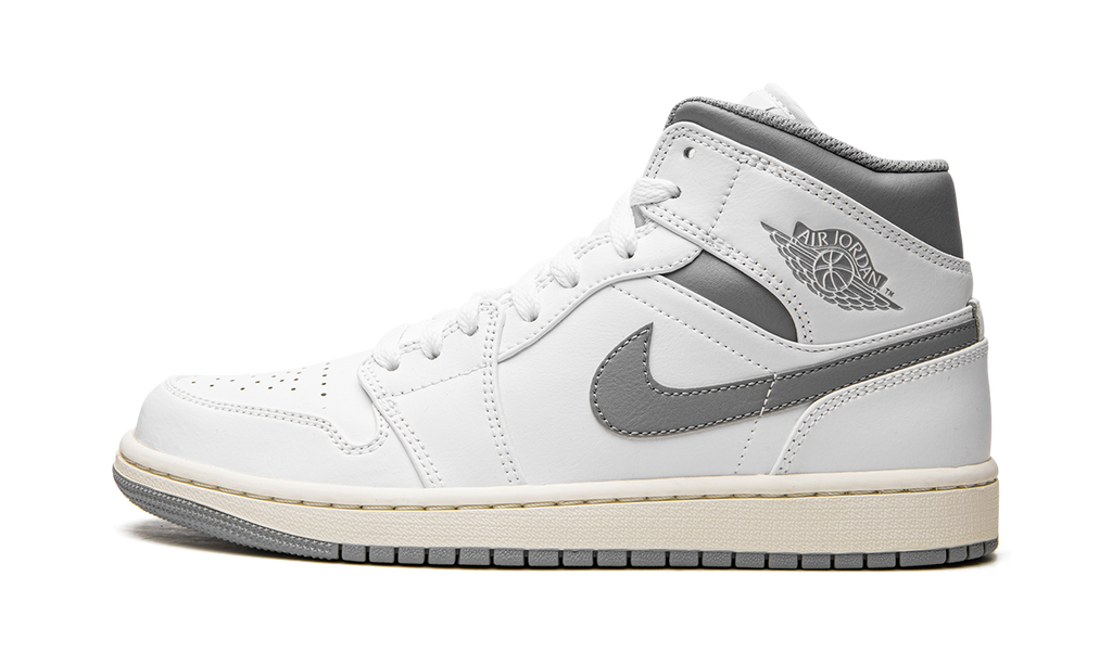 Air Jordan 1 Mid White / Stealth Grey 554724 135