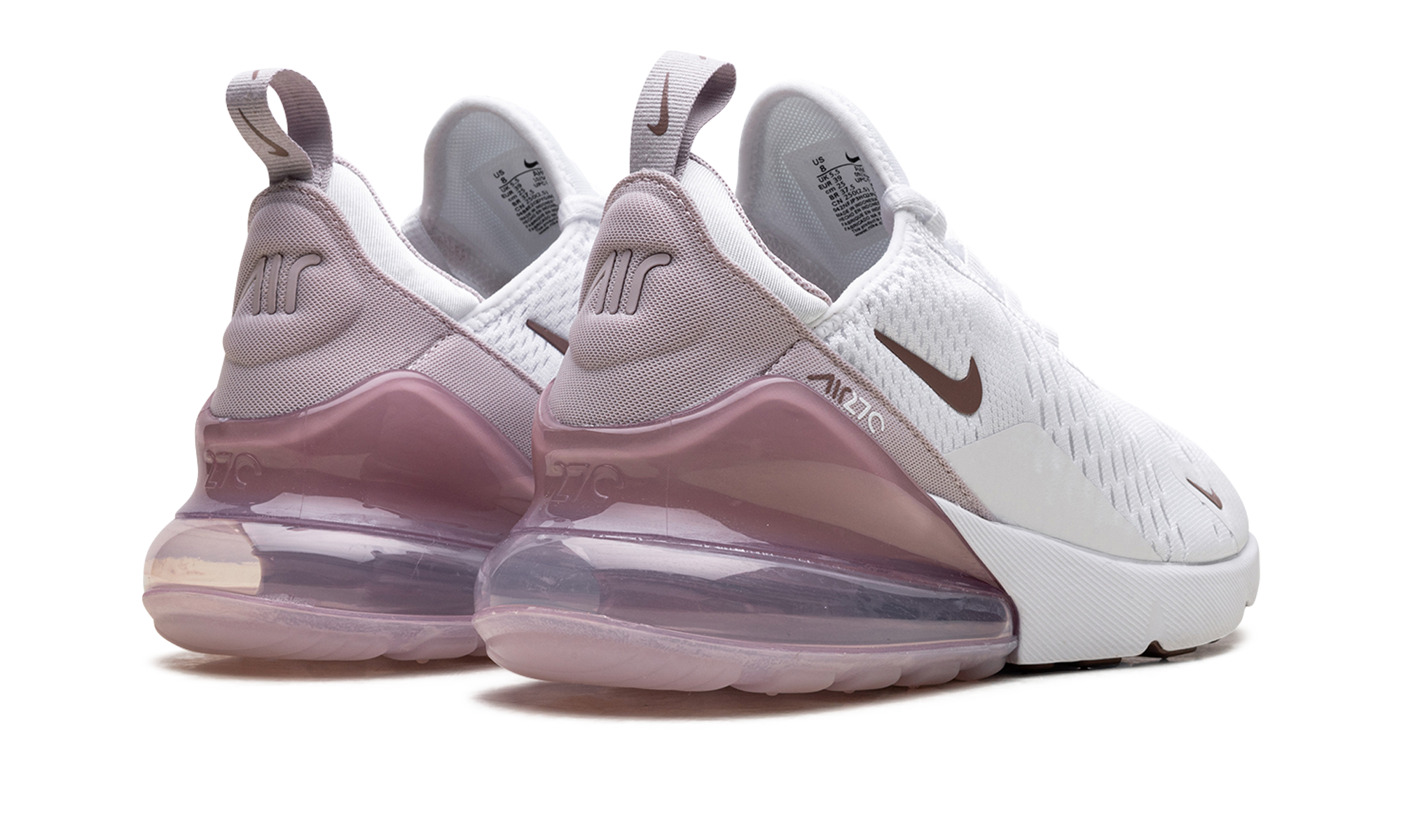 Nike AIR MAX 270 WMNS White Smokey Mauve Black Platinum Violet AH6789 120