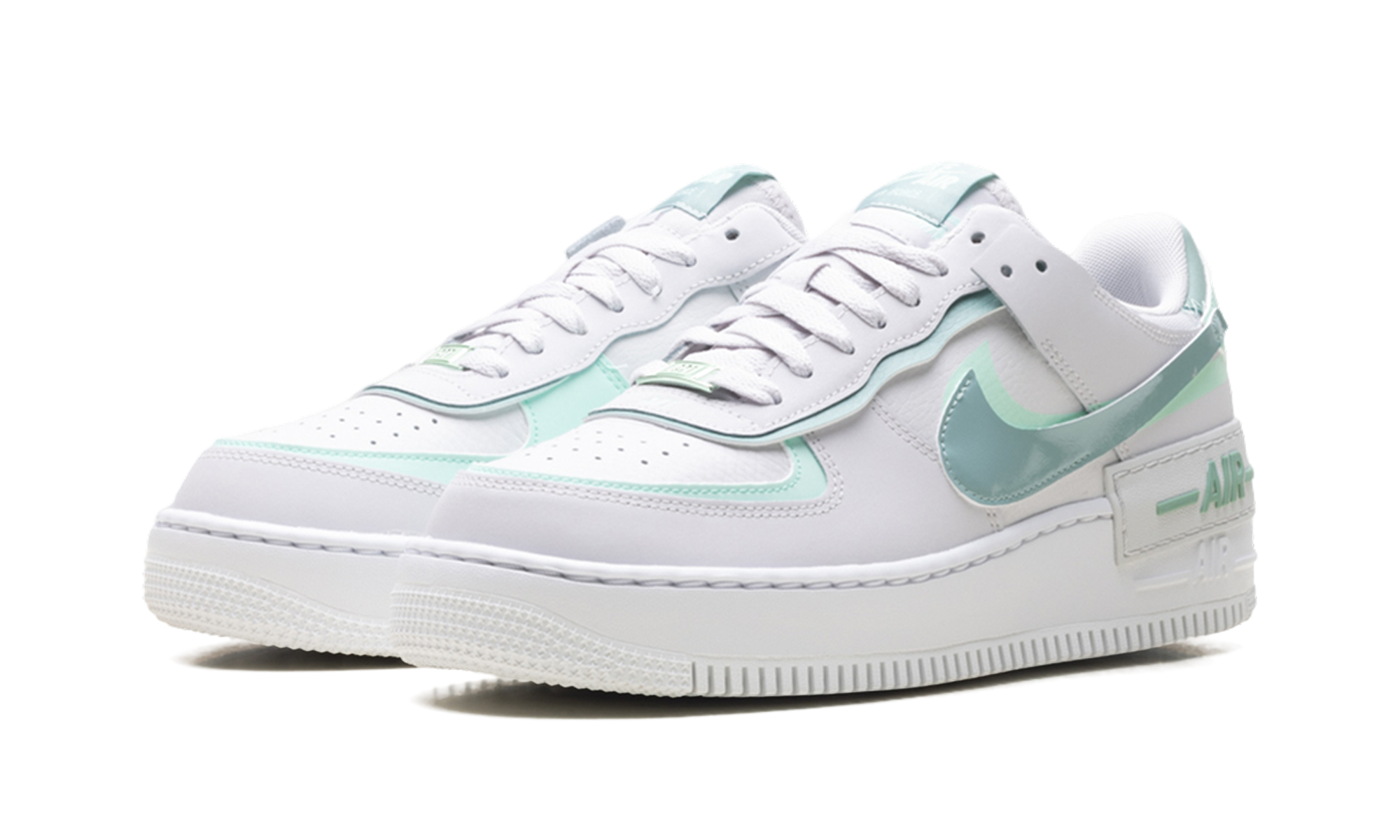 Nike Air Force 1 Shadow Low WMNS Vast Grey/Cannon Mint Foam CI0919 005