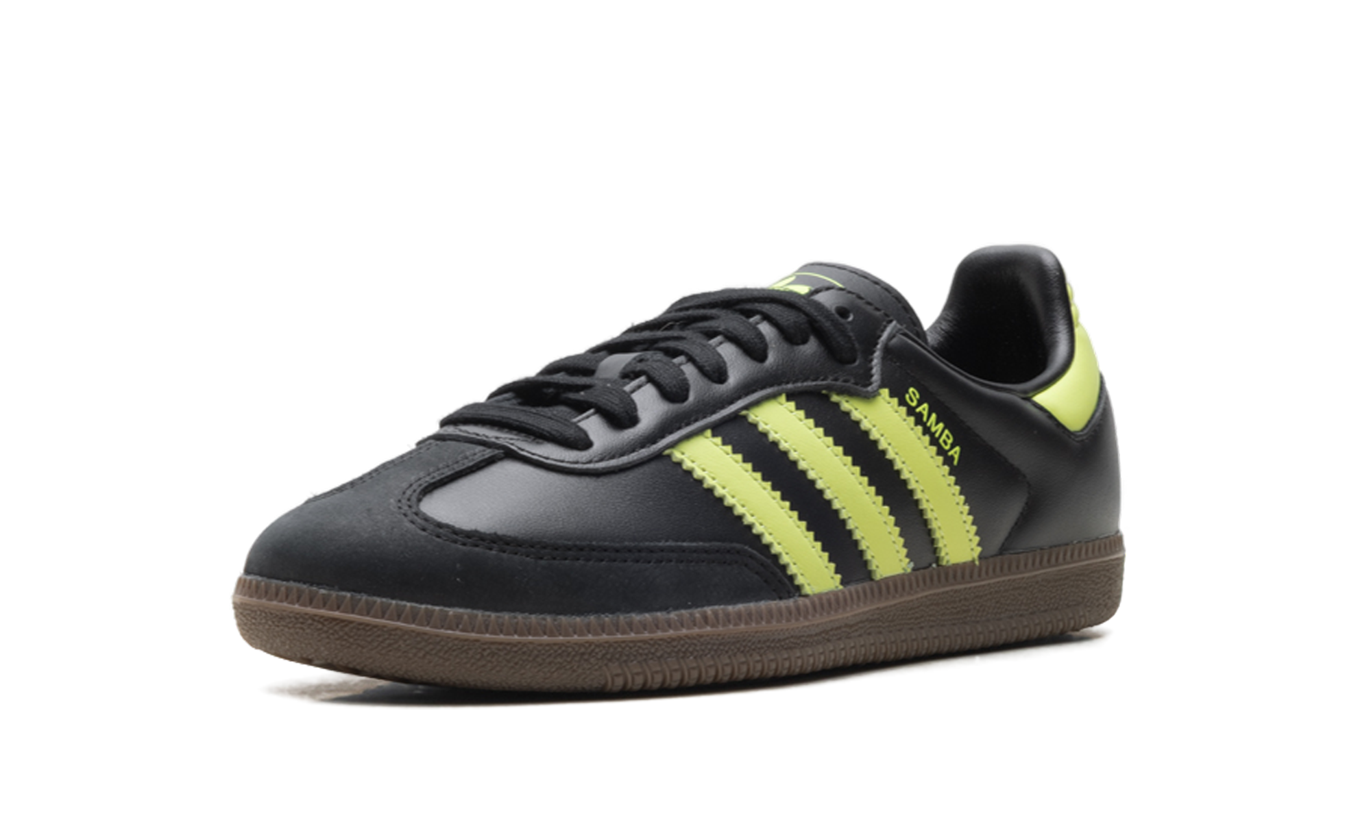 Adidas Samba OG WMNS Black Pulse Lime JS1387