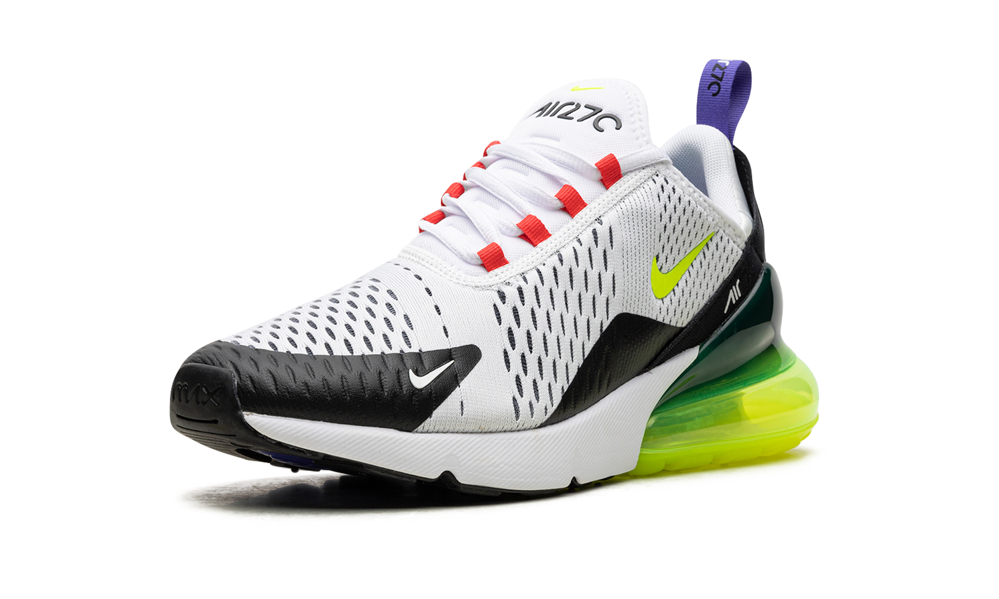 Nike AIR MAX 270 WMNS White Volt Siren Red AH6789 116