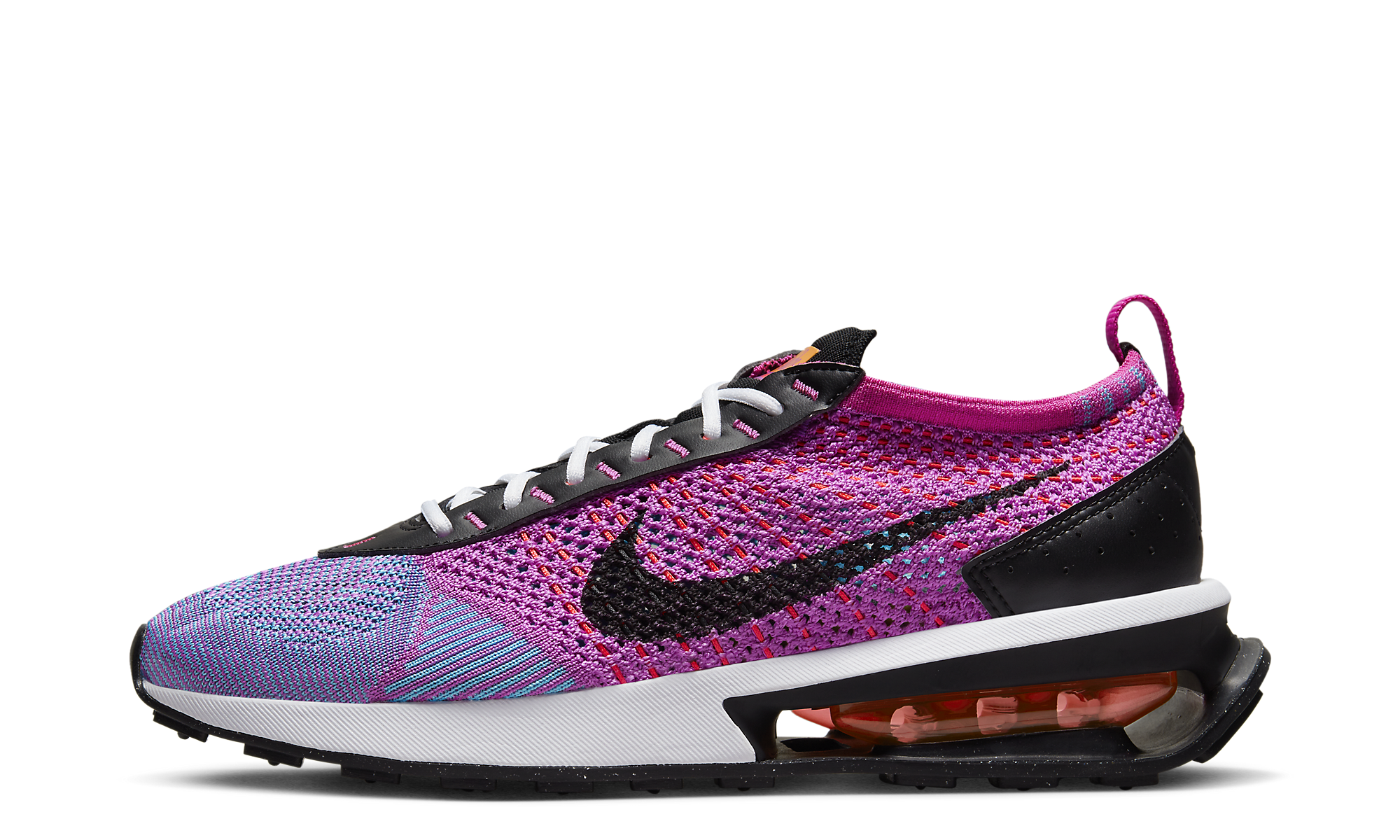 Nike AIR MAX FLYKNIT RACER WMNS FUCHSIA DREAM/BLACK/BALTIC BLUE/VIVID ORANGE FD0822 500
