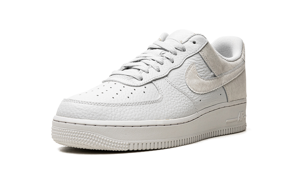 Nike AIr Force 1 White Pony Hair Heel DM9088 001