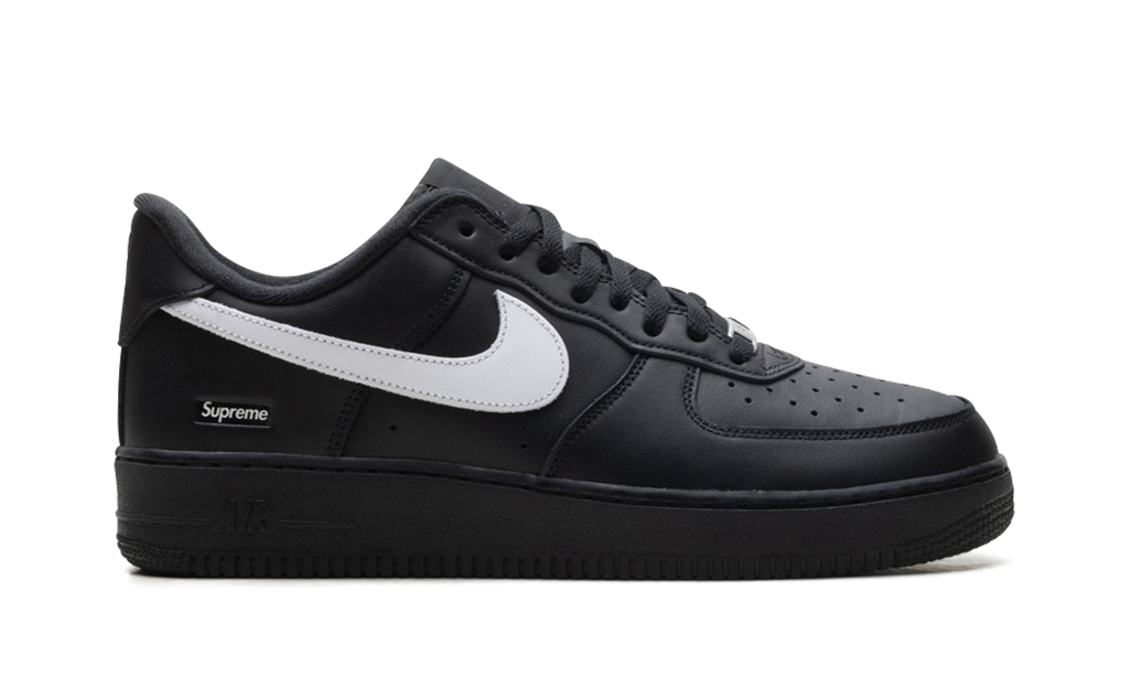 Nike Air Force 1 Low Supreme - Mini Box Logo Black / White CU9225 002