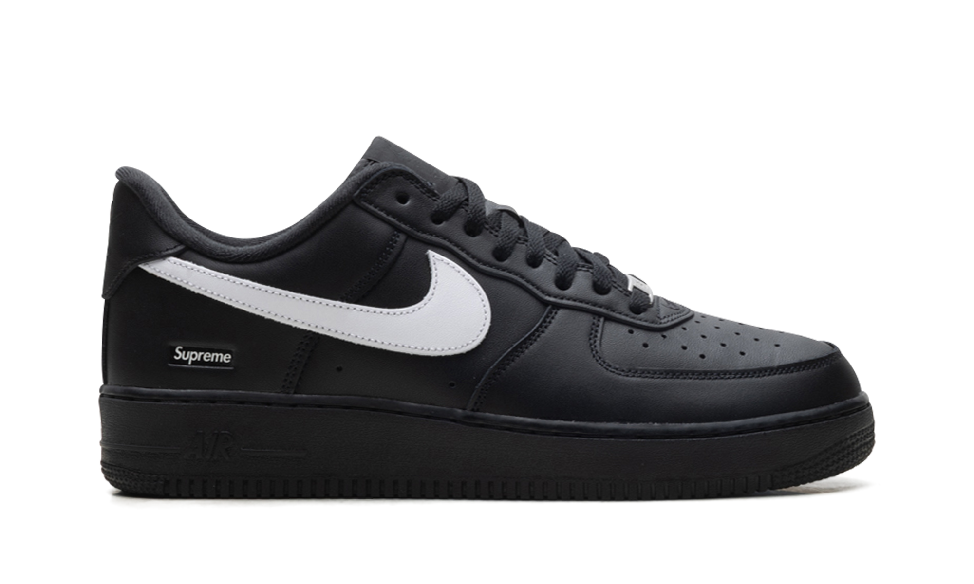 Nike Air Force 1 Low Supreme - Mini Box Logo Black / White CU9225 002