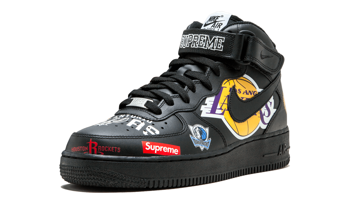 Nike Air Force 1 Mid '07 / Supreme NBA AQ8017 001