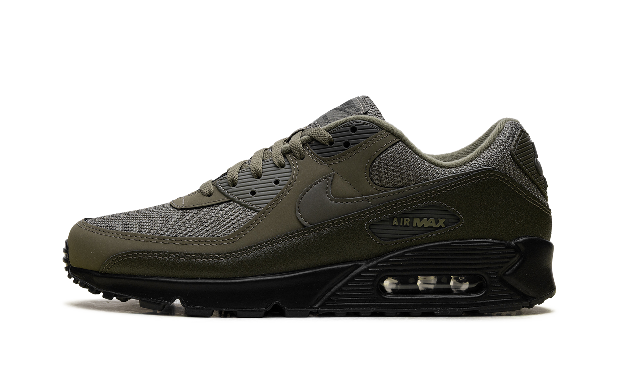 Nike Air Max 90 Reflective Swoosh Medium Olive hq3828 200