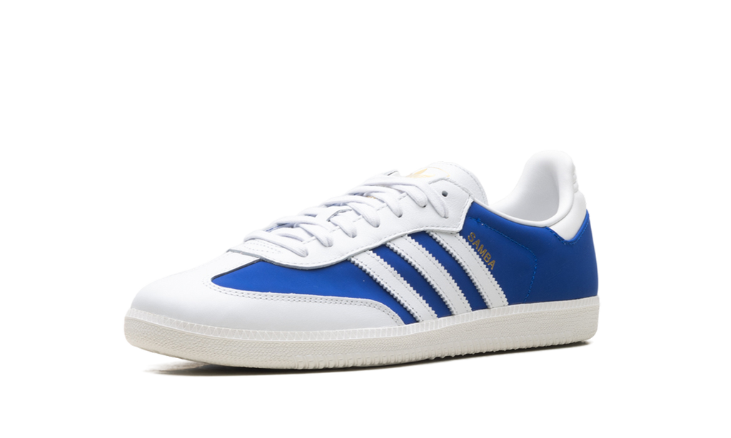 Adidas Samba OG Crystal White Royal Blue JI3203