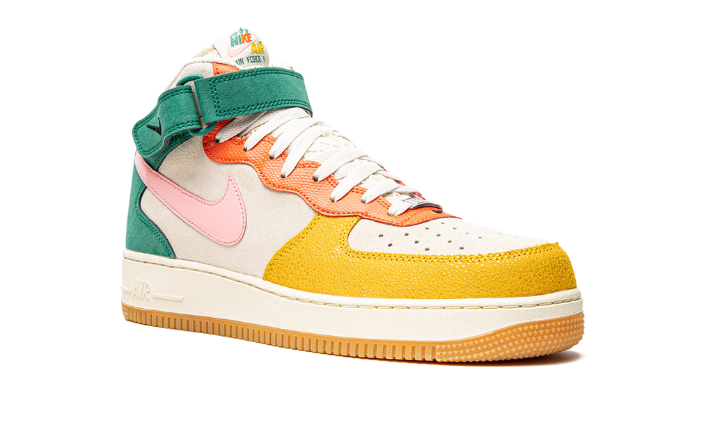 Nike Air Force 1 Vivid Sulfur and Rush Orange DR0158 100