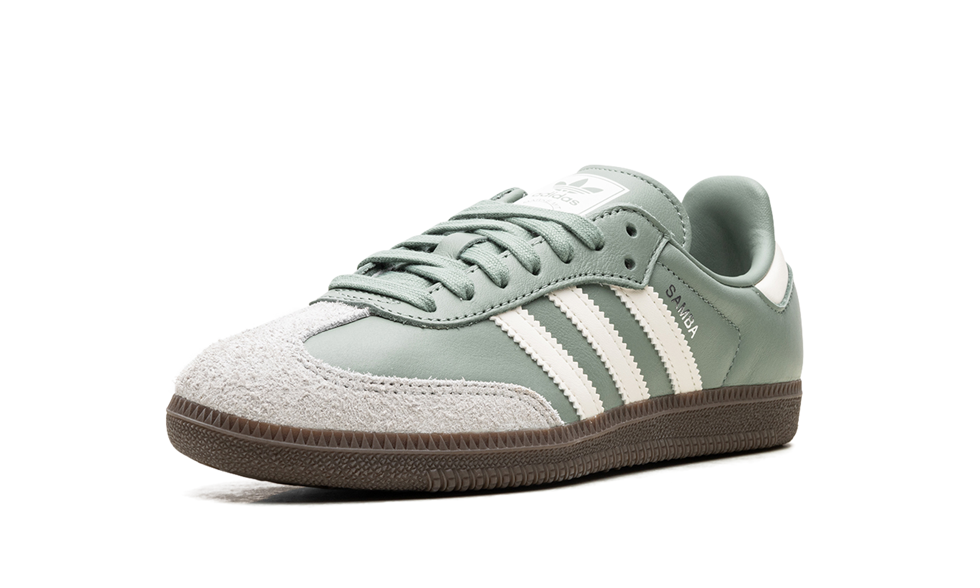 Adidas Samba OG Silver Green Chalk White JI1866