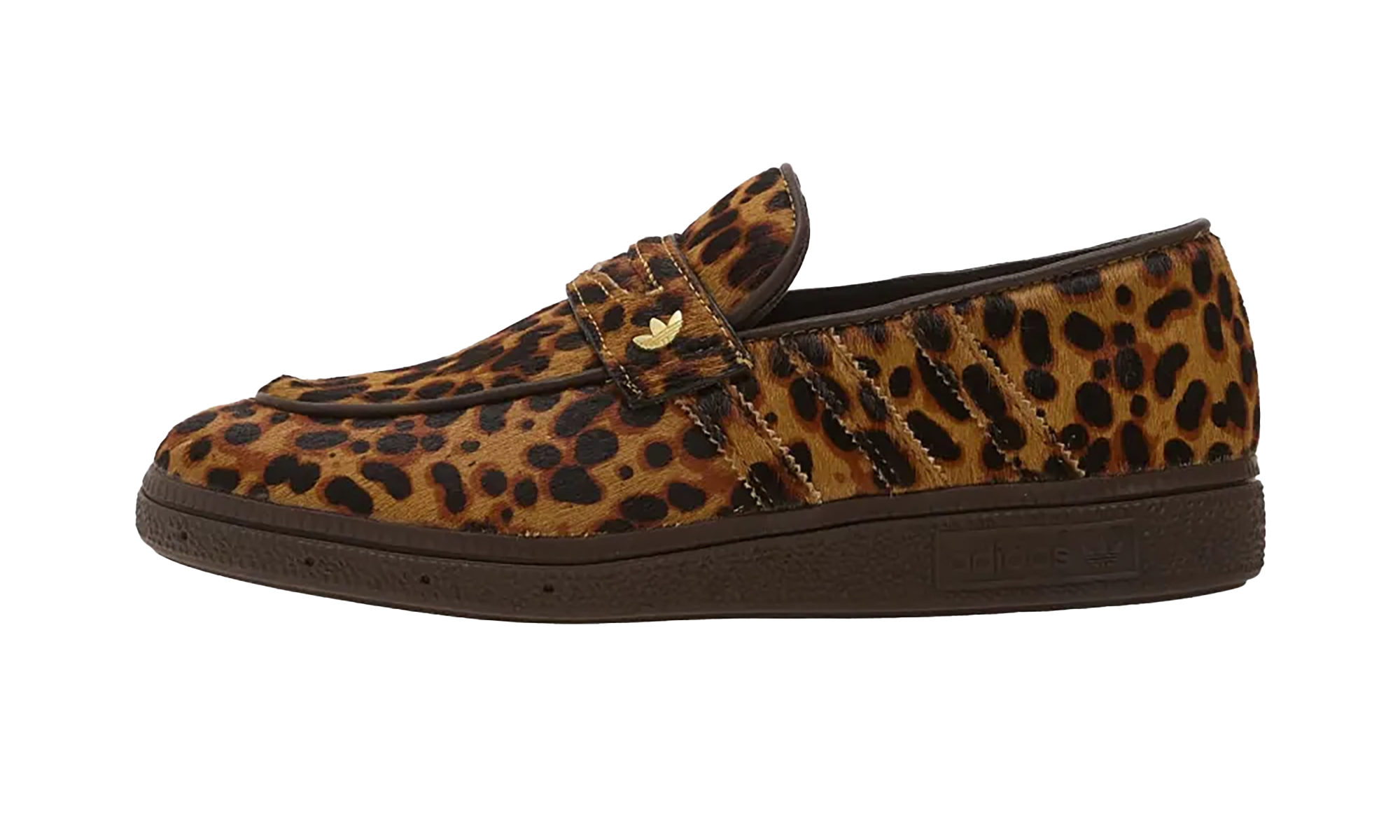 Adidas Handball Spezial Loafer Leopard Print Dark Brown KJ2526