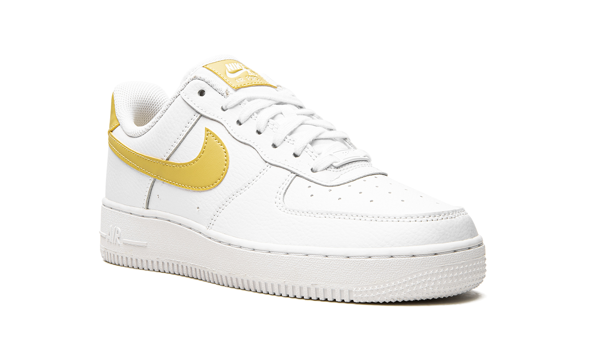 Nike AIR FORCE 1 LO MNS WMNS White / Saturn Gold 315115 170