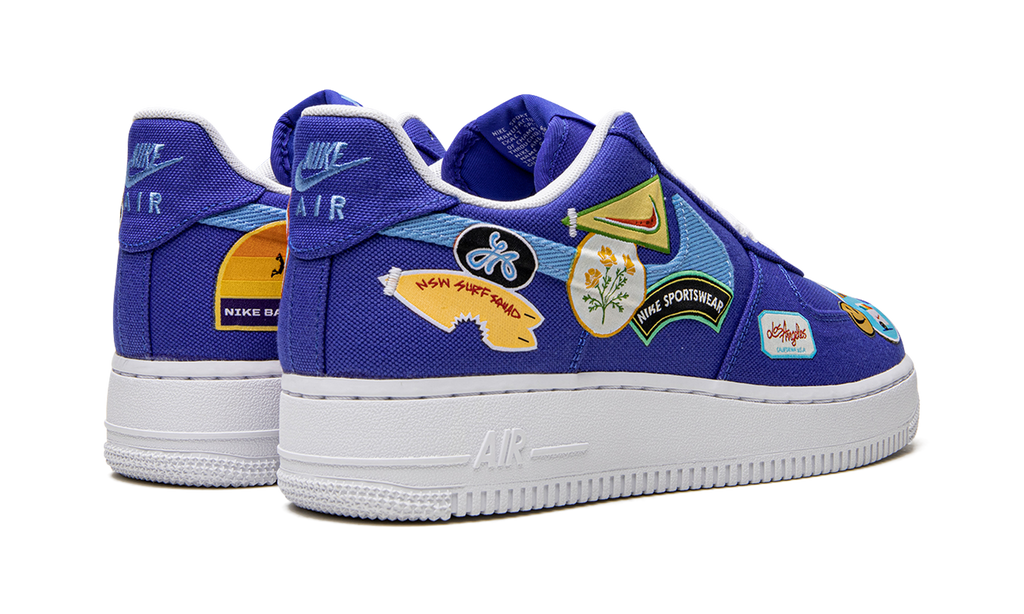 Nike AIR FORCE 1 LO '07 PRM MNS WMNS Los Angeles Patched Up DX2306 400
