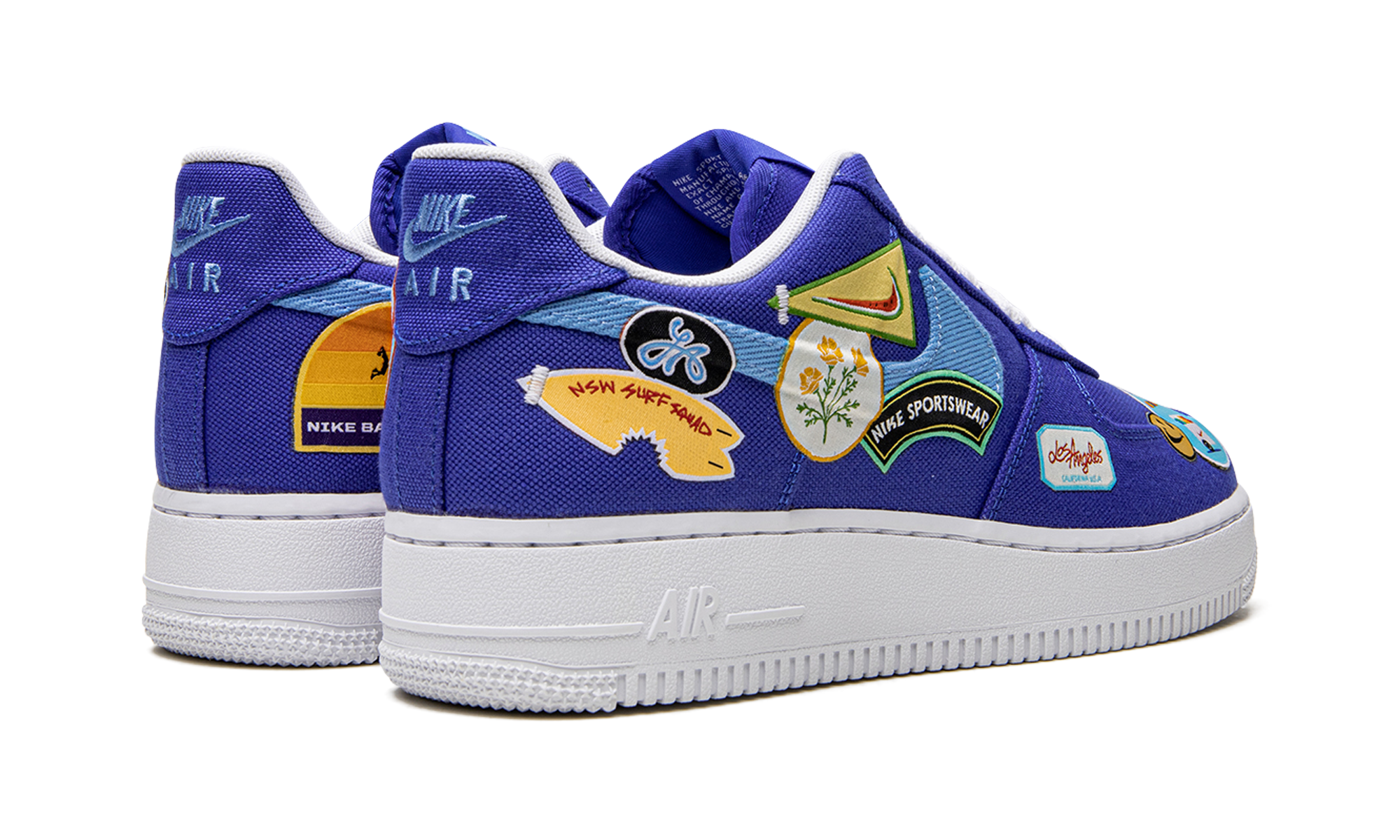 Nike AIR FORCE 1 LO '07 PRM MNS WMNS Los Angeles Patched Up DX2306 400