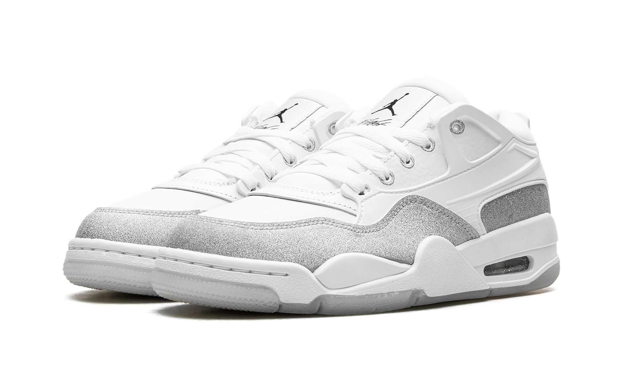 Air Jordan 4 RM WMNS White Metallic Silver HQ3441 111