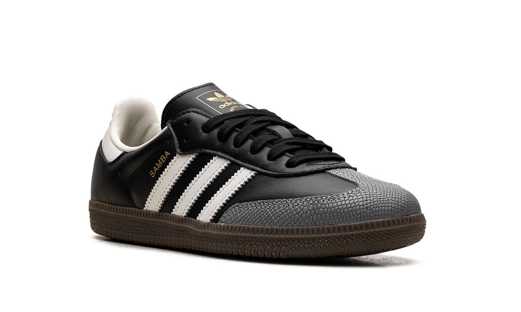 Adidas Samba OG WMNS Black Off White Gold JR8165